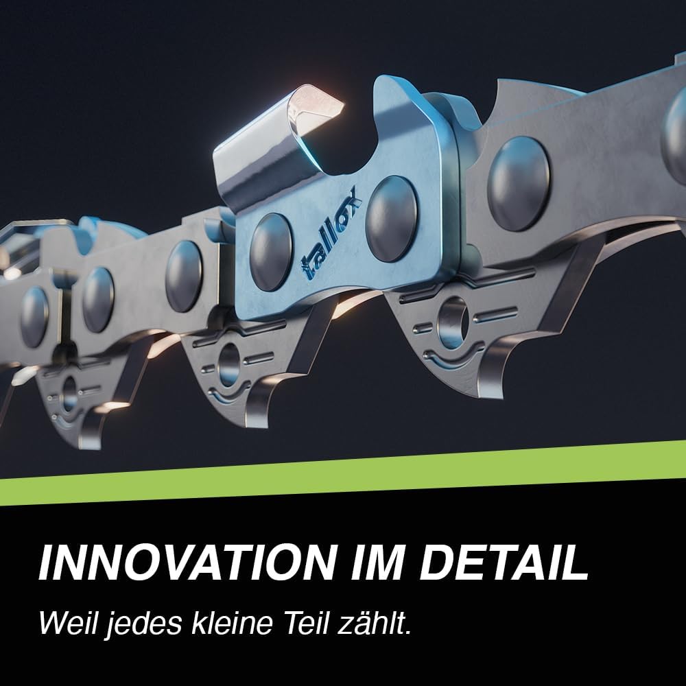 3 tallox Sägeketten .325 1,6 mm 68 TG 45 cm Schwert Vollmeißel kompatibel mit Stihl Husqvarna Dolmar Makita