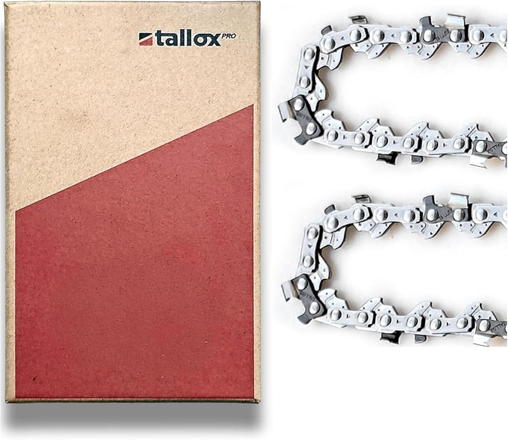 2 tallox Sägeketten 3/8" 1,6 mm 91 TG für 71 cm Schwert