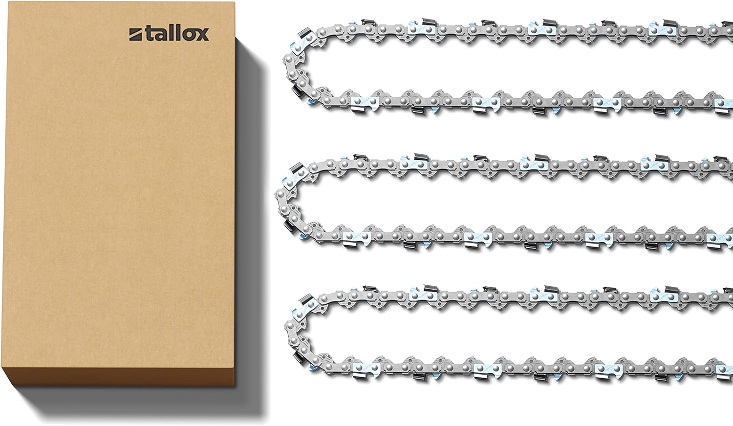 3 tallox Sägeketten 3/8" 1,3 mm 50 TG 35 cm Schwert kompatibel unter anderem mit Stihl Motorsägen