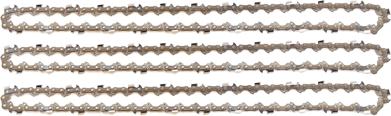 3 tallox Sägeketten 3/8" 1,1 mm 50 Treibglieder Version 2024 rückschlagarm kompatibel mit Stihl