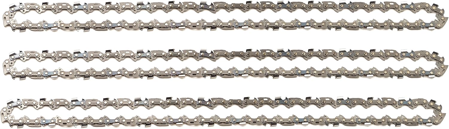3 tallox Sägeketten rückschlagarm 3/8" 1,1 mm 57 TG 40 cm Schwert kompatibel mit F016800258 Bosch AKE 40 / AKE 40-17S / AKE 40-18S / AKE 40-19S Motorsägen