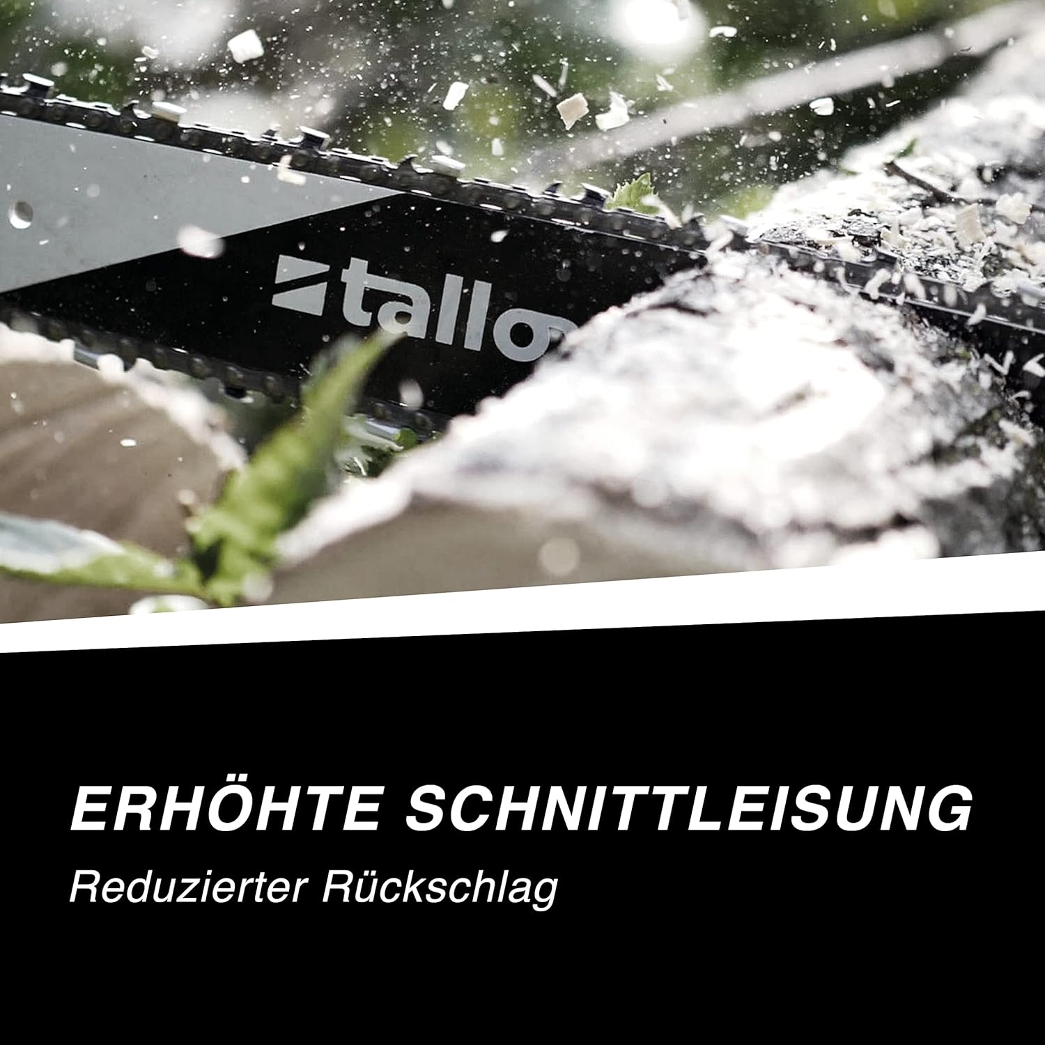 tallox 3 Sägeketten 3/8" 1,3 mm 52 TG 35 cm Schwert kompatibel mit Oregon Bosch Dolmar Hitachi Echo Einhell Husqvarna und andere.