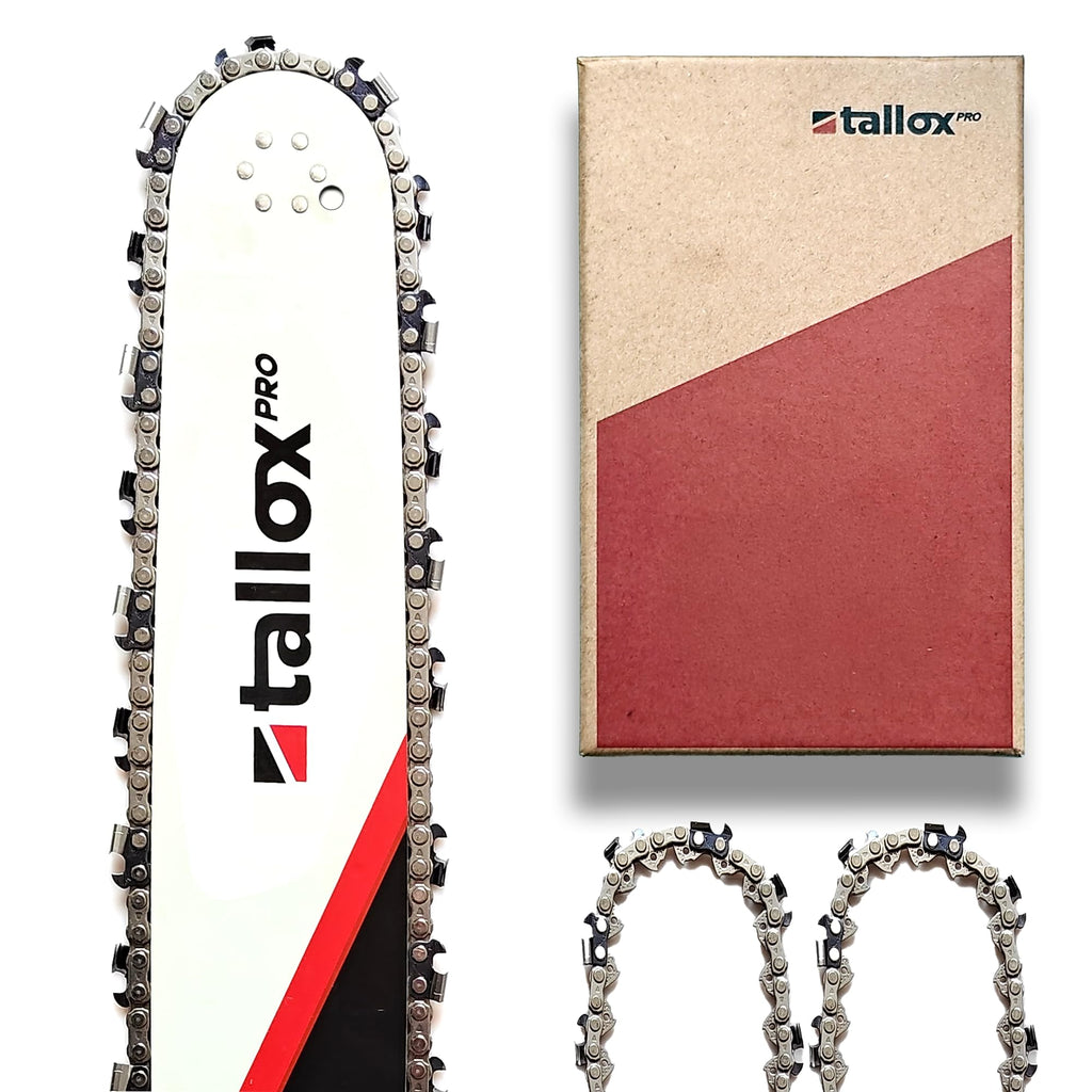 3 tallox professional Sägeketten 3/8" 1,6 mm 72 TG für 50 cm Schwert kompatibel mit Stihl