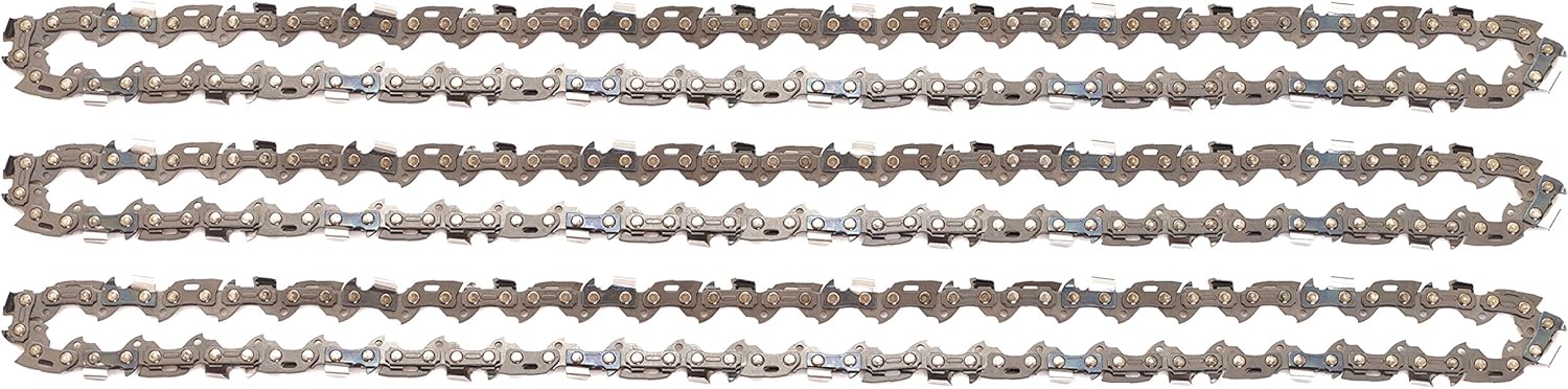 3 tallox Sägeketten rückschlagarm 3/8" 1,1 mm 52 TG 35 cm Schwert kompatibel mit Bosch Makita ...