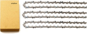 3 tallox Sägeketten 3/8" 1,1 mm 44 TG 30 cm Schwert kompatibel mit Stihl Motorsägen optimiert für Akku Geräte
