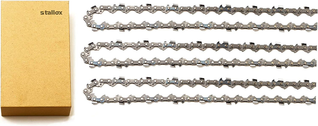 3 tallox Sägeketten 3/8