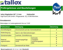 Cargar imagen en el visor de la galería, tallox Schwert und 3 Sägeketten 3/8&quot; 1,3 mm 57 TG 40 cm Führungsschiene kompatibel mit Bosch Dollmar Hitachi Echo Makita Husqvarna und andere