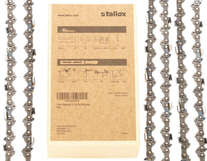 3 tallox Sägeketten 3/8 1,3 mm 50 TG 35 cm Schwert Vollmeißel kompatibel mit Stihl Motorsägen